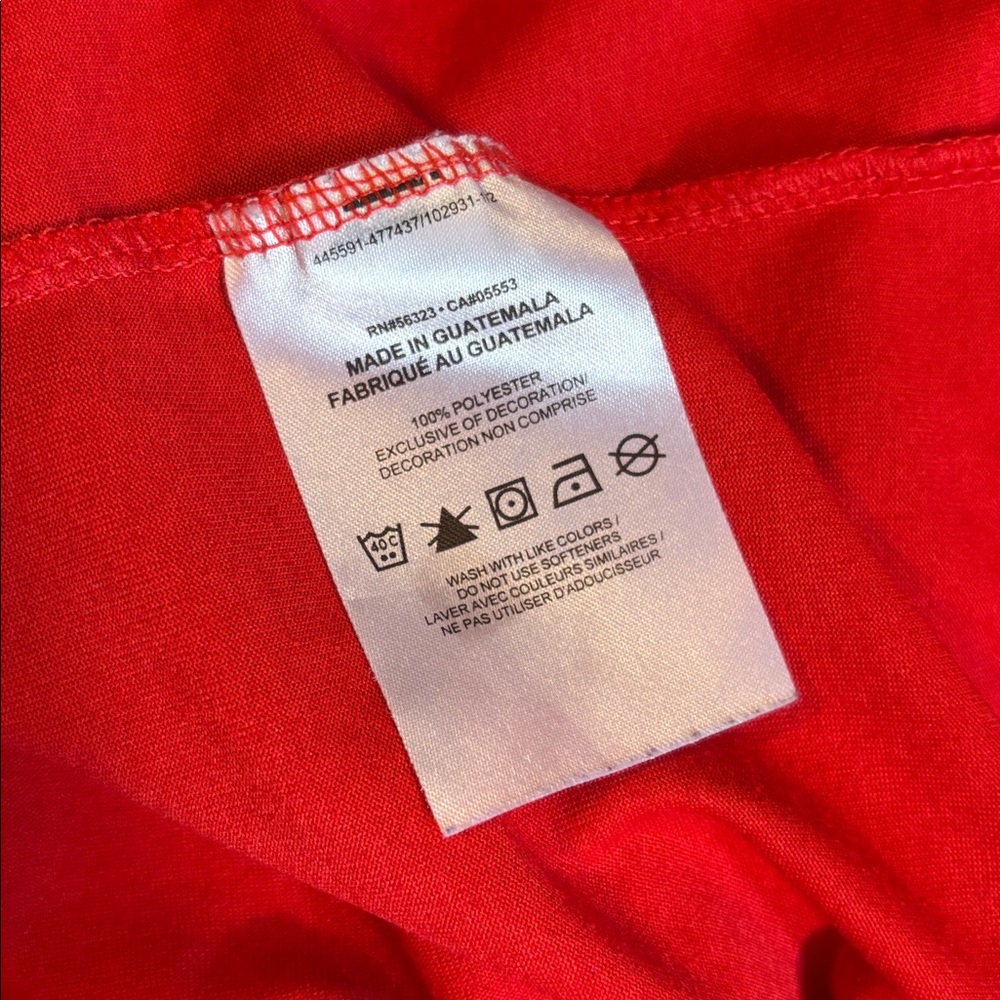 Nike Size XS Red Crewneck Tee EUC - Picture 4 of 4